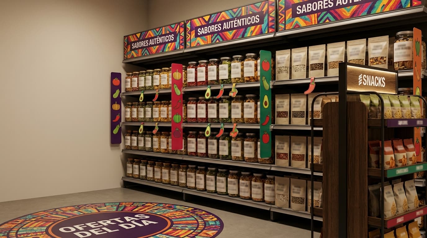 Material POP para punto de venta